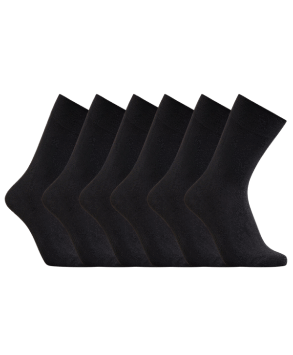 Iz sock 6pak Copenhagen premium bambusstrømper i sort | Ultra Soft