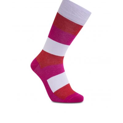 iZ Sock bambusstrømper med tykke striber i multifarver