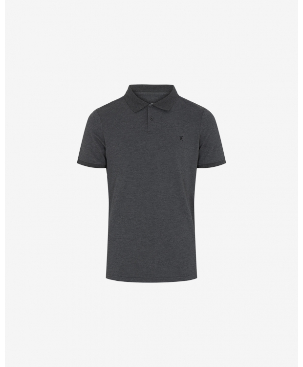 JBS Of Denmark Men polo t-shirt i mørkegrå til herre