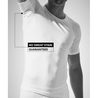 JBS Of Denmark bambus t-shirt med absorbent rund hals i hvid