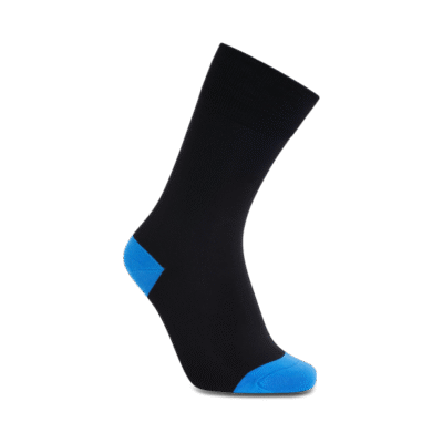 iZ Sock bambusstrømper i blå hæl og tå