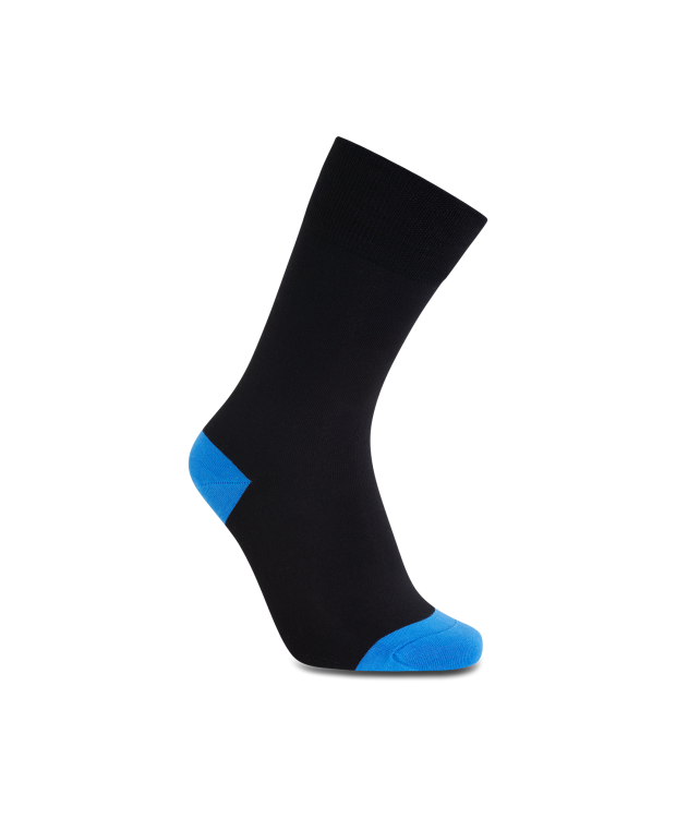 iZ Sock bambusstrømper i blå hæl og tå