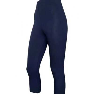 Festival bambus leggins capri 3/4 i navy til kvinder