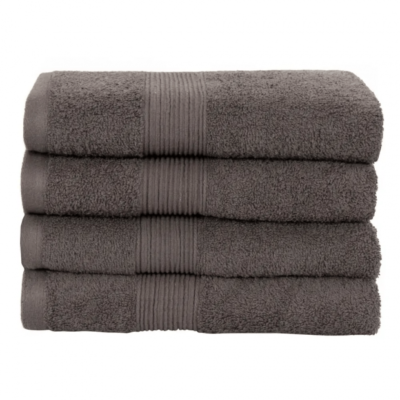 Håndklæde - 100% blødt bomuld - Gråt håndklæde fra Nordstrand Home